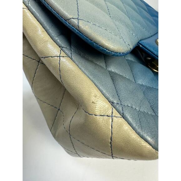 Chanel Limited Edition Blue Degrade Quilted Mini Flap Bag - Picture 12 of 16